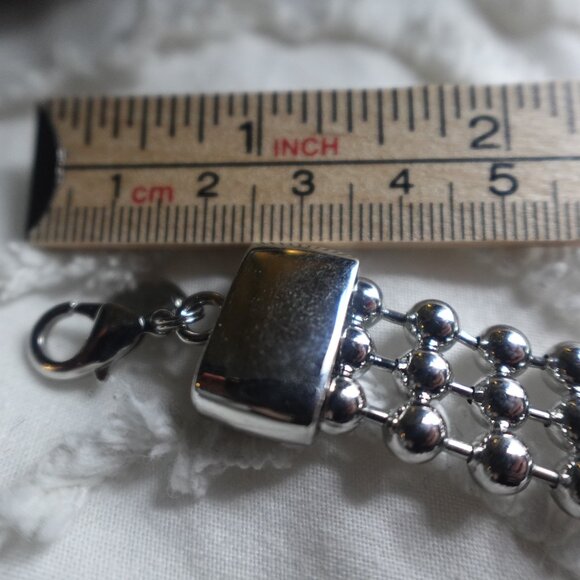 Lia Sophia Silver-tone and Yellow Cloud Burst Statement Necklace - Picture 8 of 9